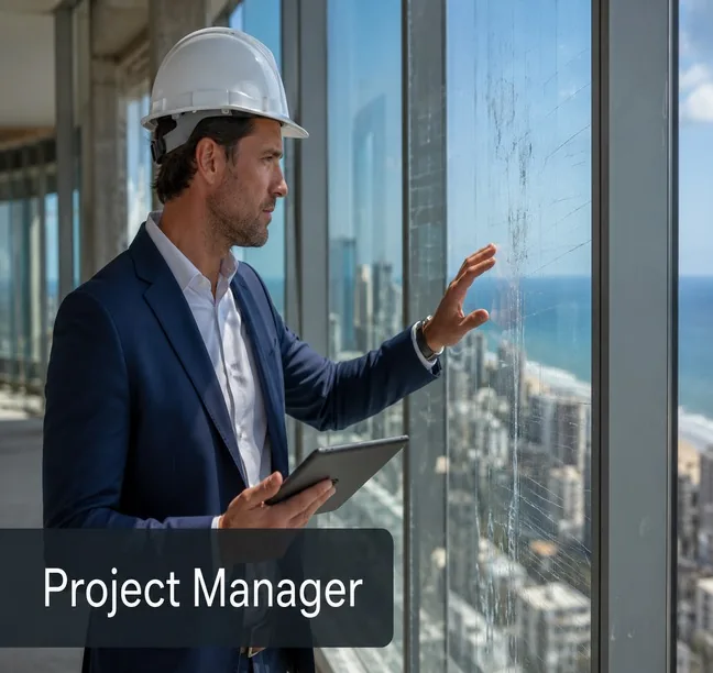 Project Manager en un proyecto de construcción