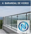 Cemento en Barandal de vidrio: recupera la apariencia de tu hogar