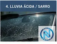 Lluvia ácida / sarro