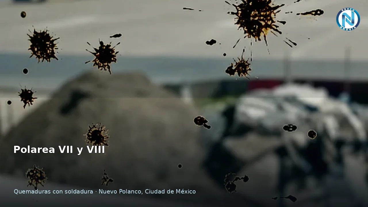 Recuperación de vidrio quemado con soldadura en Polarea VII y VIII