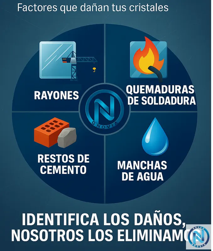 Rayados en vidrio para Gerente de calidad de Constructora