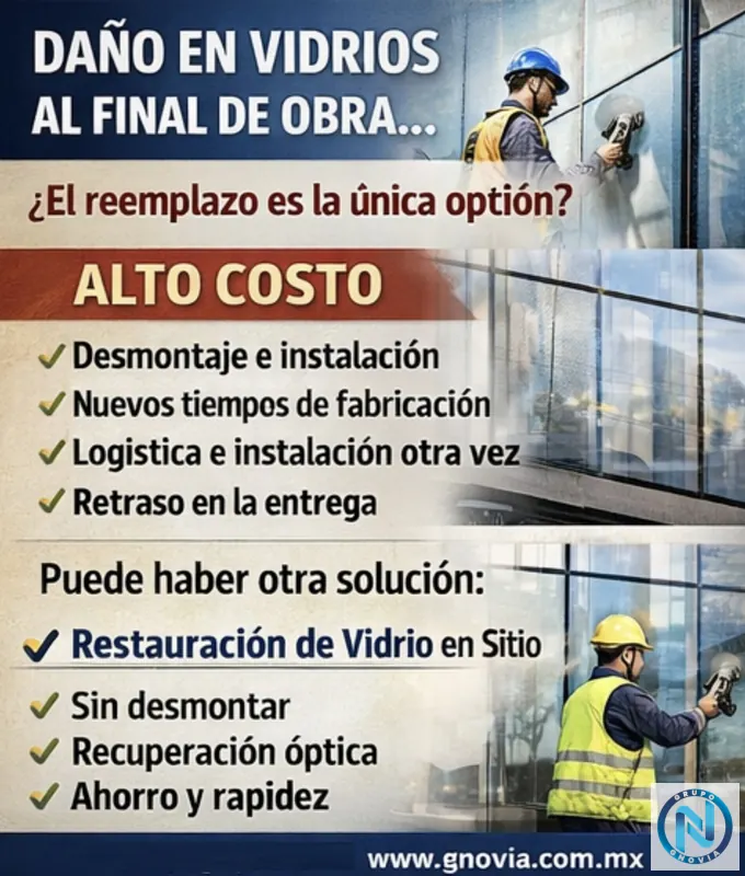 Cemento en vidrio para Compras / Procurement de Constructora