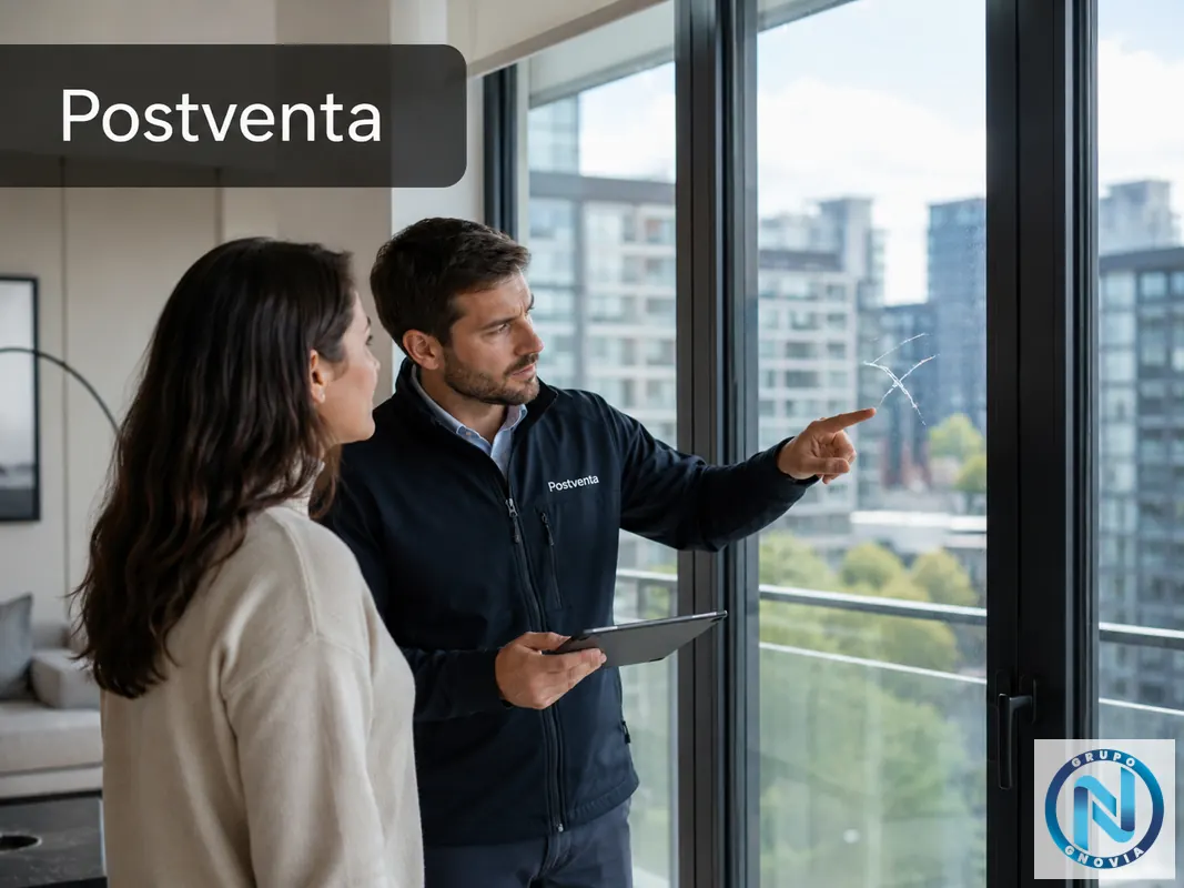 Cemento en vidrio para Postventa de Constructora