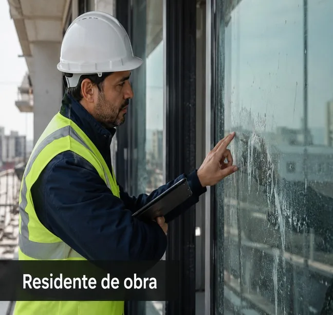 Residente de obra - restauración profesional de vidrio