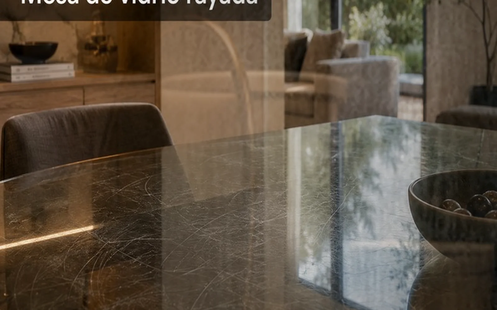 Recupera la superficie de tu mesa manchada