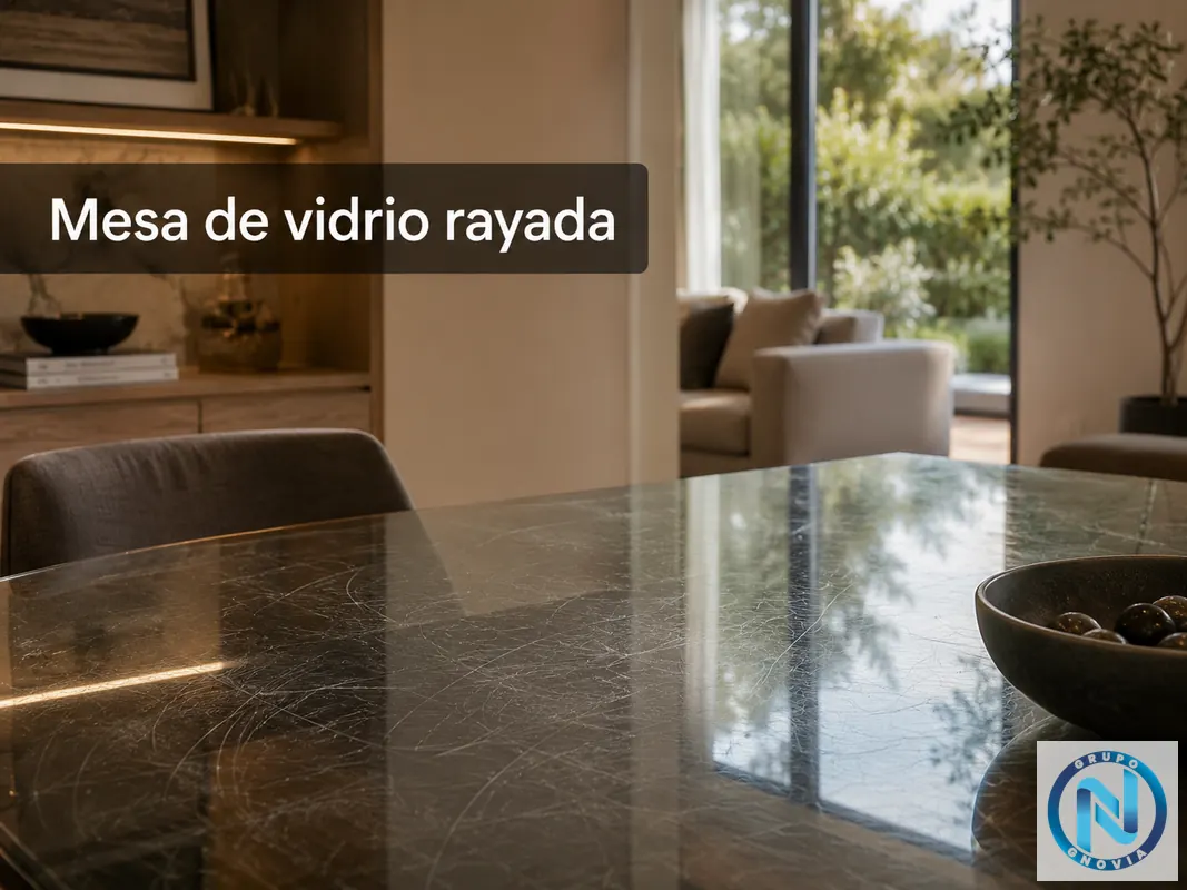 Mesa de vidrio